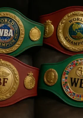 Чемпионские пояса в боксе: что означают WBA, WBO, IBF и WBC
